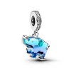 Anhänger*Pandora Charm-Anhänger Elefant Murano Zirkon Blau Silber 793339C01