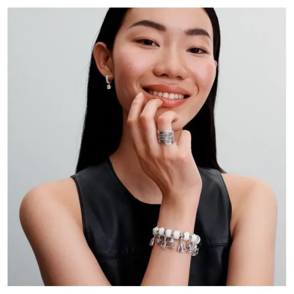 Anhänger*Pandora Charm-Anhänger Funkelnder Engel Zirkonia Silber 793598C01