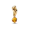 Anhänger*Pandora Charm-Anhänger Gelber Ewigkeitskreis November Vergoldet 763462C11