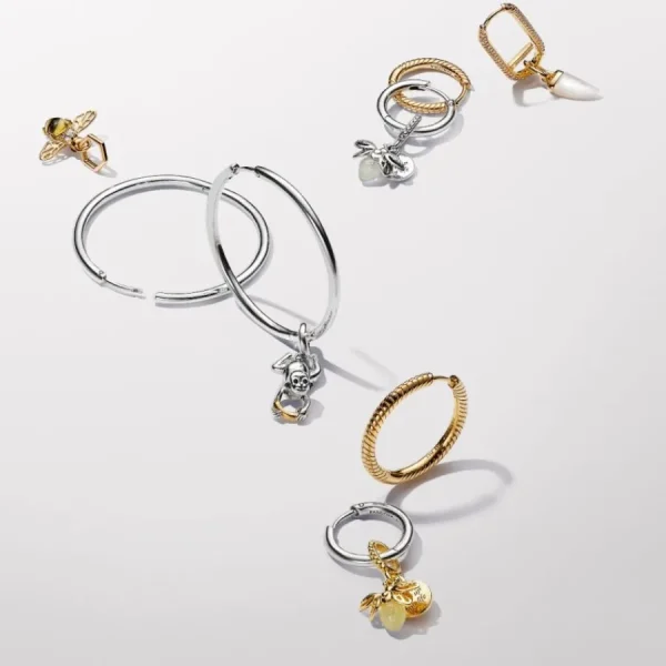 Anhänger*Pandora Charm-Anhänger Glühwürmchen Nachtleuchtend Vergoldet 769352C01