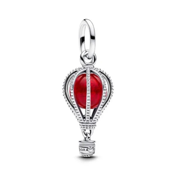 Anhänger*Pandora Charm-Anhänger Heißluftballon Murano-Glas Silber 798064C01