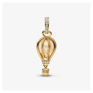 Anhänger*Pandora Charm-Anhänger Heißluftballon Murano-Glas Vergoldet 769434C01