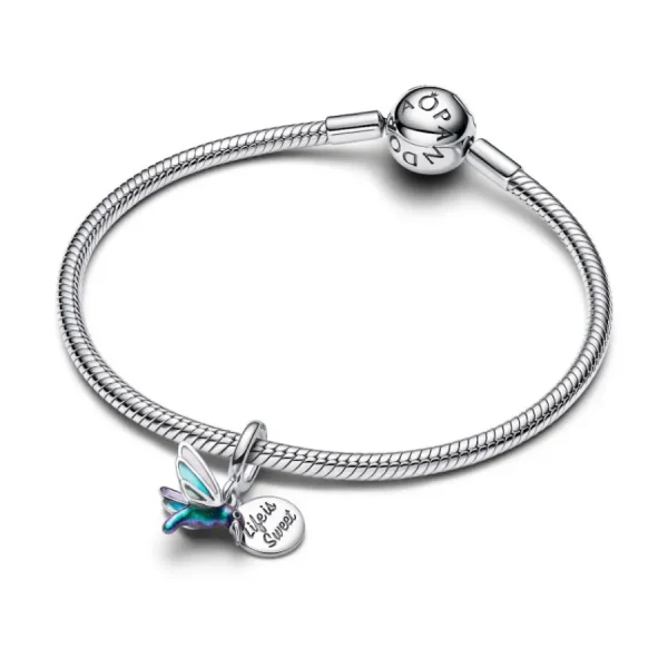 Anhänger*Pandora Charm-Anhänger Kolibri Grün Sterling-Silber 793746C01