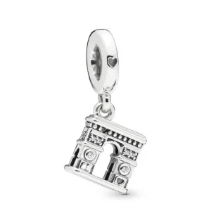 Anhänger*Pandora 798127CZ Charm-Anhänger Arc de Triomphe Paris Sterling-Silber