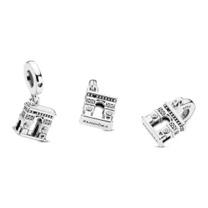 Anhänger*Pandora 798127CZ Charm-Anhänger Arc de Triomphe Paris Sterling-Silber