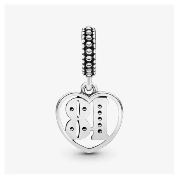 Anhänger*Pandora 797262CZ Charm-Anhänger Damen 18. Geburtstag Zirkonia Silber