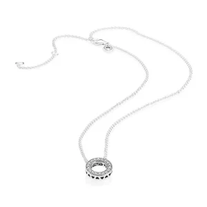 Halsketten* Pandora 397436CZ Kette Anhänger Hearts Of Pandora Silber 45 cm