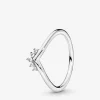 Ringe*Pandora 198282CZ Ring Damen Tiara Wishbone Weiss Sterling-Silber