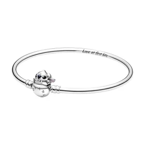 Armbänder & Armreife*Pandora Disney 591683C01 Armreif Damen Beißender Stitch Verschluss Silber