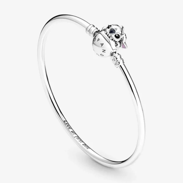 Armbänder & Armreife*Pandora Disney 591683C01 Armreif Damen Beißender Stitch Verschluss Silber