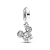 Anhänger*Pandora Disney 793031C01 Charm-Anhänger Micky Maus Funkelnder Kopf Silhouette