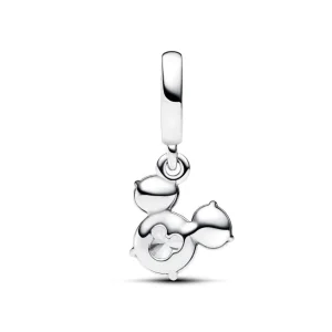 Anhänger*Pandora Disney 793031C01 Charm-Anhänger Micky Maus Funkelnder Kopf Silhouette