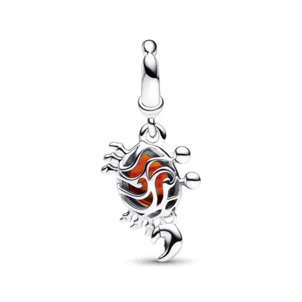 Anhänger*Pandora Disney 792694C01 Charm-Anhänger Arielle Meerjungfrau Sebastian Silber