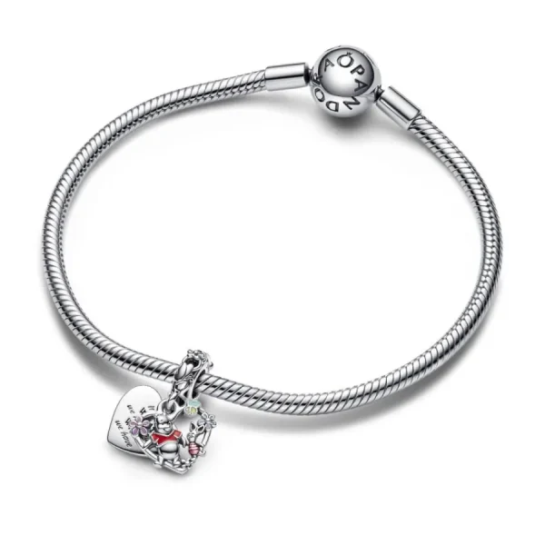 Anhänger*Pandora Disney 792214C01 Charm-Anhänger Damen Winnie Puuh Ferkel Sterling-Silber