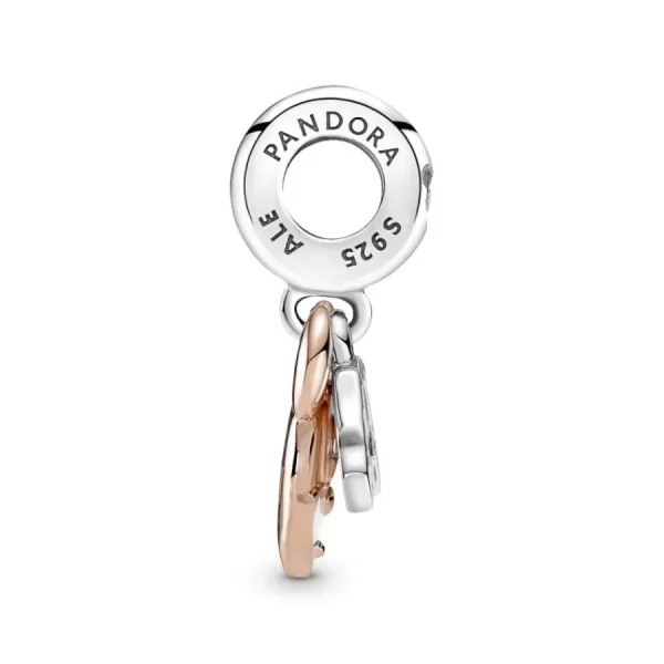 Anhänger*Pandora Disney 780112C01 Charm-Anhänger Micky Maus Silber 14k Rosé Vergoldet