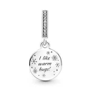 Anhänger*Pandora Disney 799638C01 Charm-Anhänger Frozen Schneemann Olaf Doppelter Silber