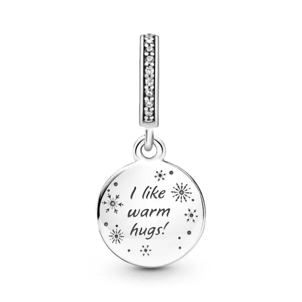 Anhänger*Pandora Disney 799638C01 Charm-Anhänger Frozen Schneemann Olaf Doppelter Silber