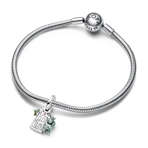 Anhänger*Pandora Disney 792758C01 Charm-Anhänger Pixar Die Monster AG Tür Sterling-Silber