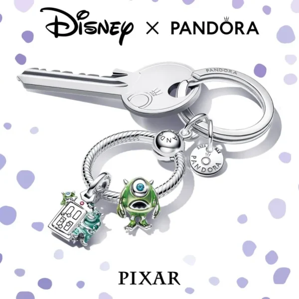 Anhänger*Pandora Disney 792758C01 Charm-Anhänger Pixar Die Monster AG Tür Sterling-Silber
