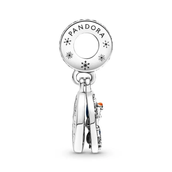 Anhänger*Pandora Disney 799638C01 Charm-Anhänger Frozen Schneemann Olaf Doppelter Silber