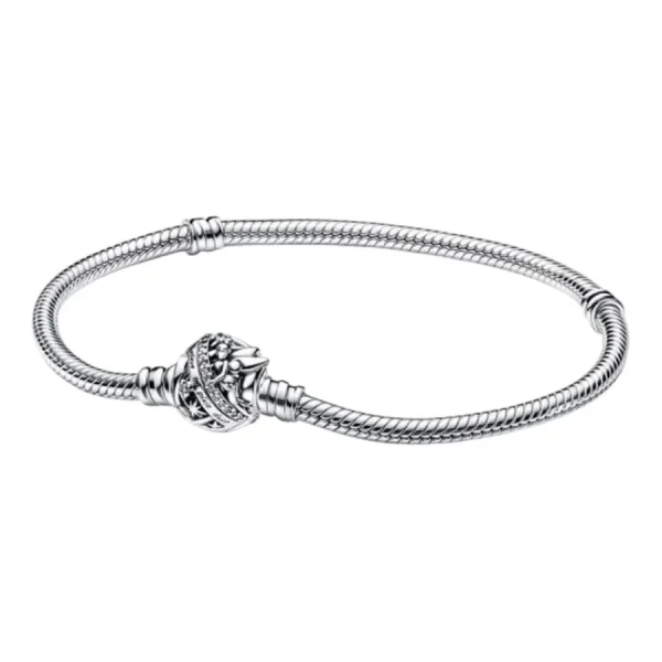 Armbänder & Armreife*Thomas Sabo Pandora Disney 592548C01 Schlangen-Gliederarmband Tinker Bell Clasp Silber