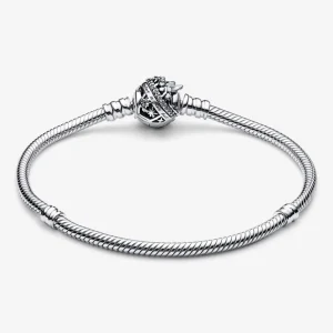 Armbänder & Armreife*Thomas Sabo Pandora Disney 592548C01 Schlangen-Gliederarmband Tinker Bell Clasp Silber