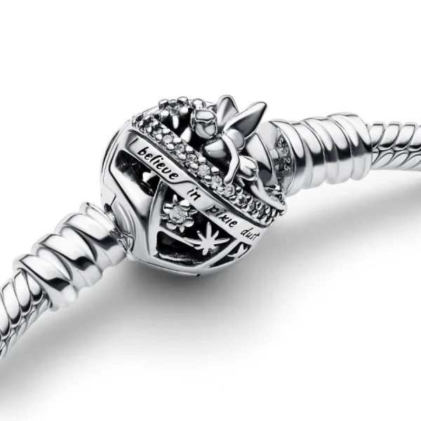 Armbänder & Armreife*Thomas Sabo Pandora Disney 592548C01 Schlangen-Gliederarmband Tinker Bell Clasp Silber