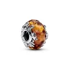 Anhänger*Pandora Disney Charm König der Löwen Murano Orange Silber 793252C00