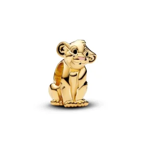 Anhänger*Pandora Disney Charm König der Löwen Simba Vergoldet 763376C01