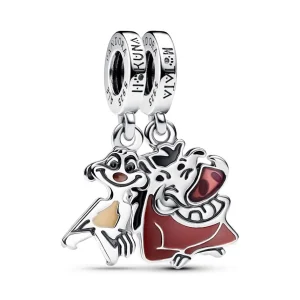 Anhänger*Pandora Disney Charm-Anhänger Timon und Pumbaa Silber 793357C01