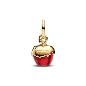 Anhänger*Pandora Disney Charm-Anhänger Villains Böse Königin Apfel Vergoldet 763421C01
