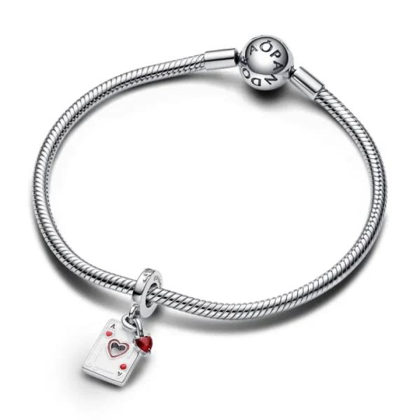 Anhänger*Pandora Disney Charm-Anhänger Villains Herzkönigin Kristall Silber 793420C01