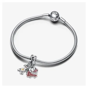 Anhänger*Pandora Disney Charm-Anhänger Timon und Pumbaa Silber 793357C01