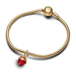 Anhänger*Pandora Disney Charm-Anhänger Villains Böse Königin Apfel Vergoldet 763421C01