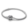 Armbänder & Armreife*Pandora Gliederarmband Damen Flügel Herzverschluss Silber 593680C01