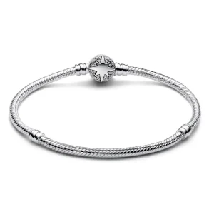 Armbänder & Armreife*Pandora Gliederarmband Damen Polarstern-Verschluss Silber 593584C01