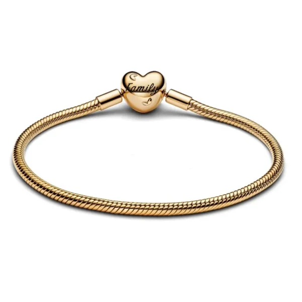 Armbänder & Armreife*Pandora Gliederarmband Stammbaum Herzverschluss Vergoldet 563516C01