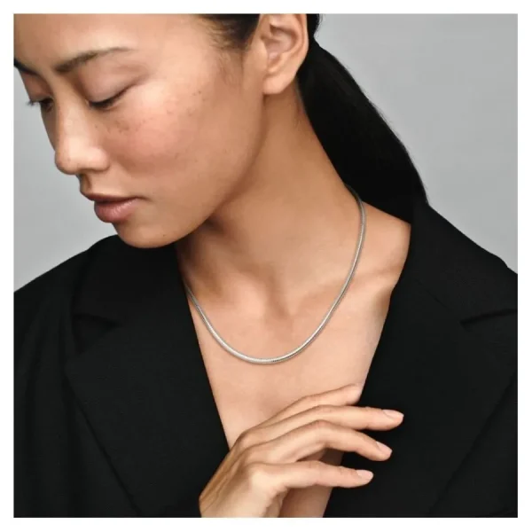 Halsketten*Pandora Halskette Damen mit Kugelverschluss Silber 590742HV
