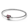 Armbänder & Armreife*Pandora Marvel 592324C01 Armreif Damen Spider-Man Maske Kugelverschluss Silber