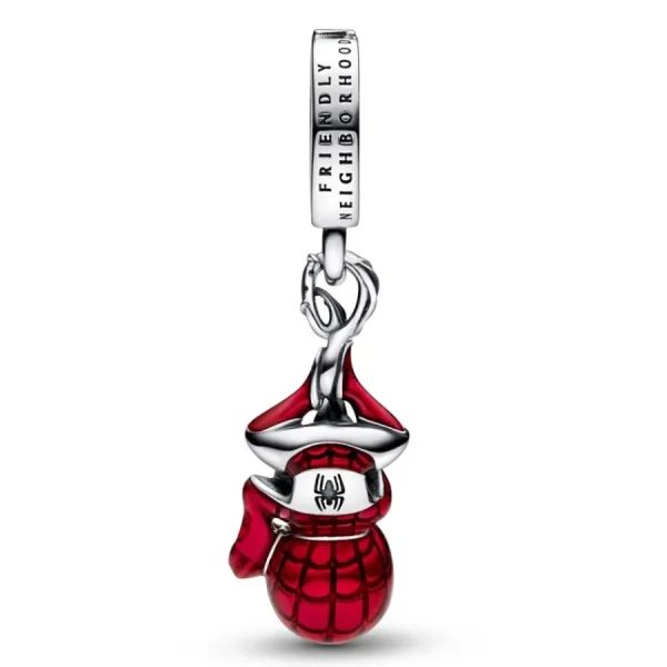 Anhänger*Pandora Marvel 792323C01 Charm-Anhänger Hängender Spider-Man Sterling-Silber