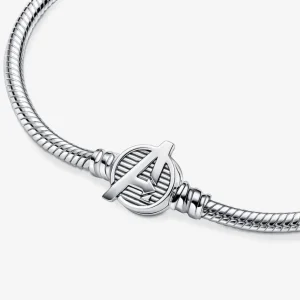 Armbänder & Armreife*Pandora Marvel 590784C00 Gliederarmband The Avengers Logo-Verschluss Silber