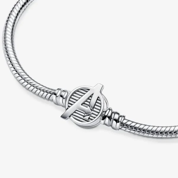 Armbänder & Armreife*Pandora Marvel 590784C00 Gliederarmband The Avengers Logo-Verschluss Silber