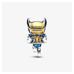 Anhänger*Pandora Marvel Charm Wolverine Emaille Sterling-Silber 793359C01