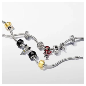 Anhänger*Pandora Marvel Charm Wolverine Emaille Sterling-Silber 793359C01