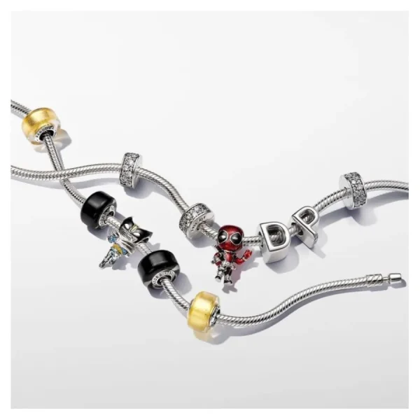 Anhänger*Pandora Marvel Charm Wolverine Emaille Sterling-Silber 793359C01