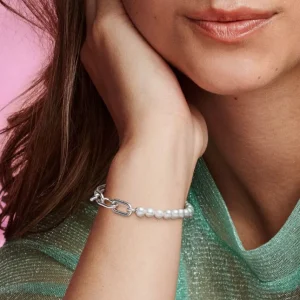Armbänder & Armreife*Pandora Me 599694C01 Armband Damen Süßwasserzuchtperlen Sterling-Silber