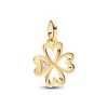 Anhänger*Pandora Me 763034C01 Charm-Medaillon Herz Vierblättriges Kleeblatt Vergoldet