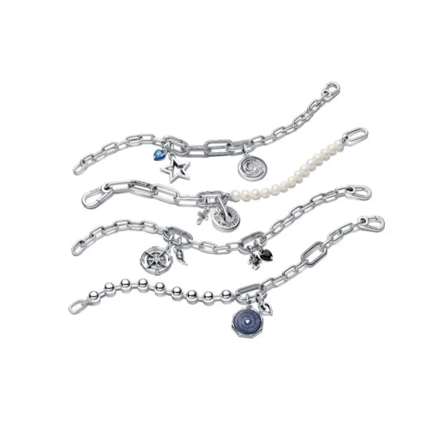 Armbänder & Armreife*Pandora Me 592793C00 Gliederkettenarmband Damen Metallperlen Sterling-Silber