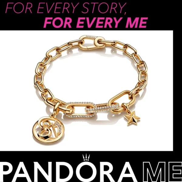 Armbänder & Armreife*Pandora Me 569662C00 Kettenarmband Damen 14 k Vergoldet