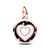 Anhänger*Pandora Me 783080C01 Medaillon-Charm Damen Herzen Rosévergoldet